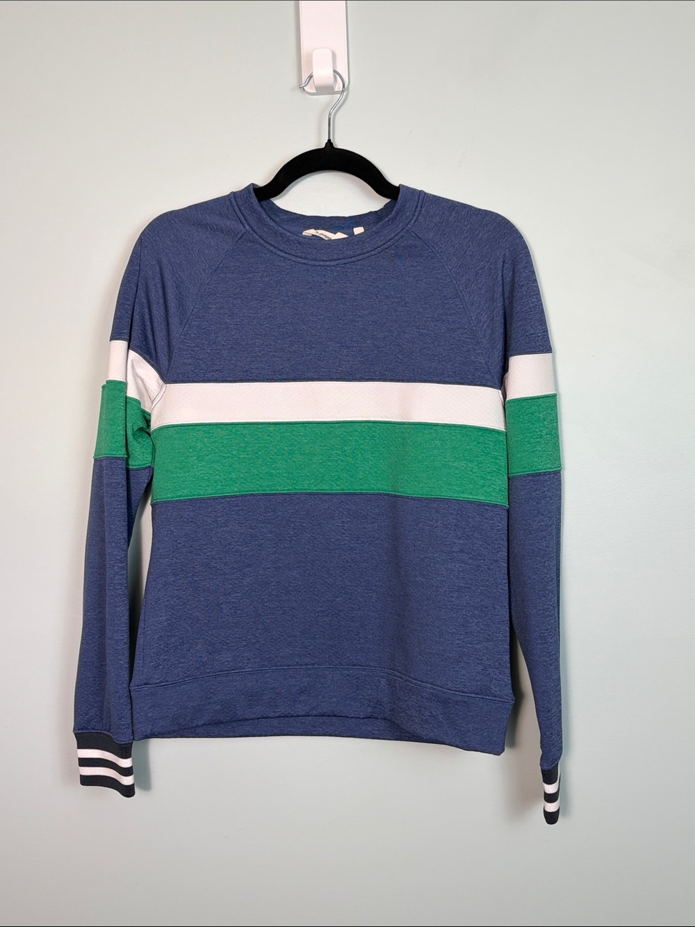 COTOPAXI Bandera Crew Sweatshirt Women’s Small Blue Green Midlayer Soft Hiking